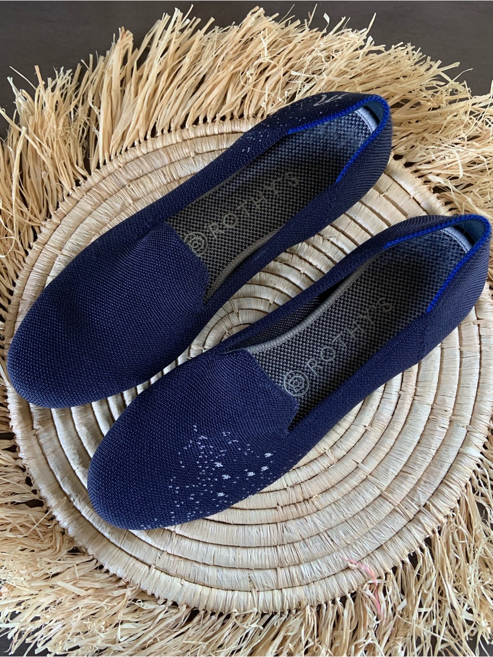 ROTHY’S Limited Edition Scorpio Women’s Zodiac Navy Blue Loafers Size 8